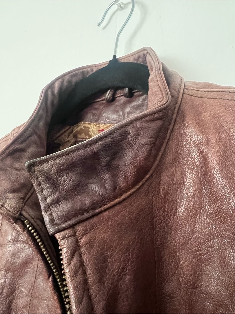 Wilsons Maxima Vintage Brown Genuine Leather Jacket - Picture 5 of 9